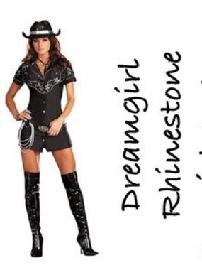 Dreamgirls Sexy Rhinestone Cowgirl Costume - like new!